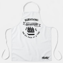 ビールおもしろい愛好家ギフトアイディア、6パックビアユーモア エプロン