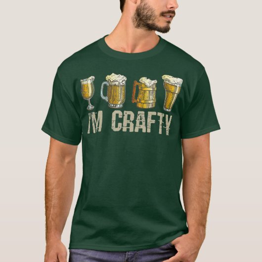 ビールおもしろい醸造用クラフトビール Tシャツ (正面)