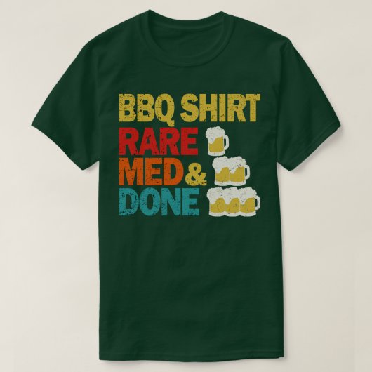 ビールおもしろい飲みグラリングBBQタイマグリルバーベ Tシャツ (デザイン正面)