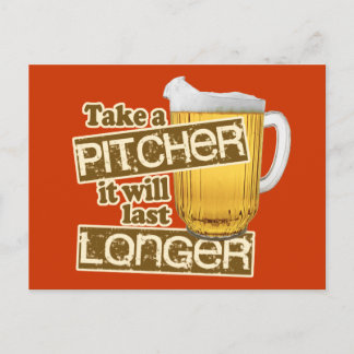 ビールおもしろい飲みユーモア ポストカード