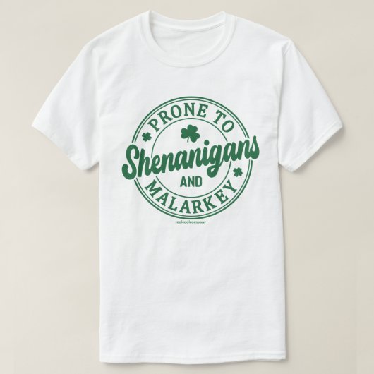 ビールおもしろい飲みワイシャツ – シーナニガンに近い Tシャツ (デザイン正面)