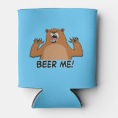 ビールおもしろい・ミー・ベア 缶クーラー (正面)