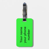 ビールおもしろい ラゲッジタグ (裏面縦)