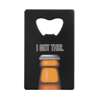 ビールおもしろいI得このカードボトルオープナー クレジットカード栓抜き