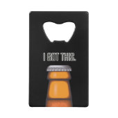 ビールおもしろいI得このカードボトルオープナー クレジットカード栓抜き (裏面)