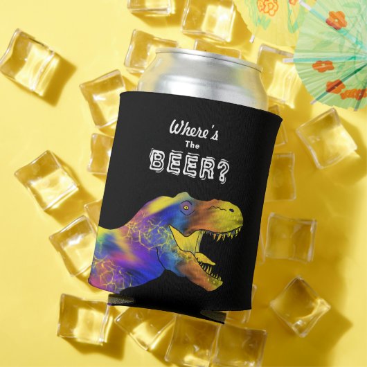 ビールおもしろいTレックス引用文 缶クーラー (インサイチュ 夏)