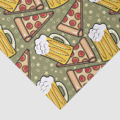 ビールおよびピザグラフィック 薄葉紙 (詳細)