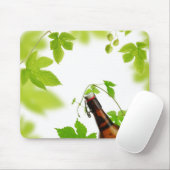 ビールおよび新しいホツプ マウスパッド (マウス)