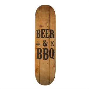 ビールおよびBBQ スケートボード