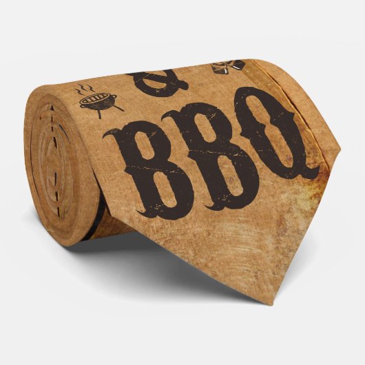 ビールおよびBBQ ネクタイ (ロール)