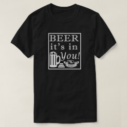 ビールお前だ！フレーム Tシャツ
