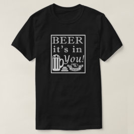 ビールお前だ！フレーム Tシャツ
