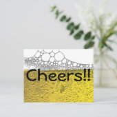 ビールお祝い ポストカード (スタンド正面)