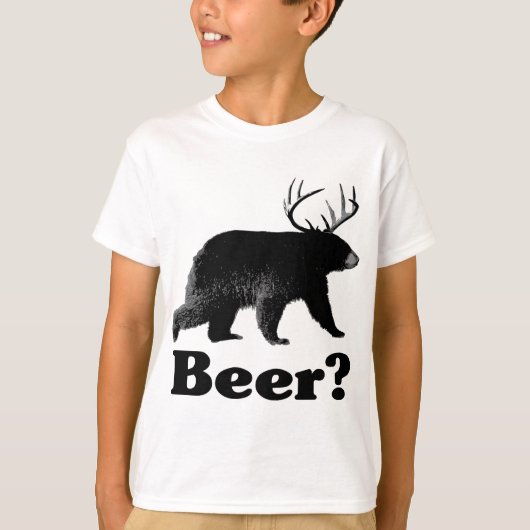 ビールか。 Tシャツ (正面)