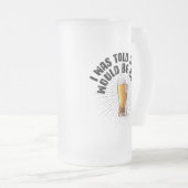 ビールがあるって言われた フロストグラスビールジョッキ (正面右)