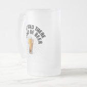 ビールがあるって言われた フロストグラスビールジョッキ (正面左)