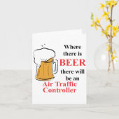 ビールがある場所 – Air Traffic Controller カード (黄色い花)
