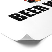 ビールがボールを回す ポスター (角)