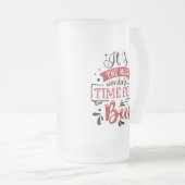 ビールが一番すてきな時期だ フロストグラスビールジョッキ (正面右)