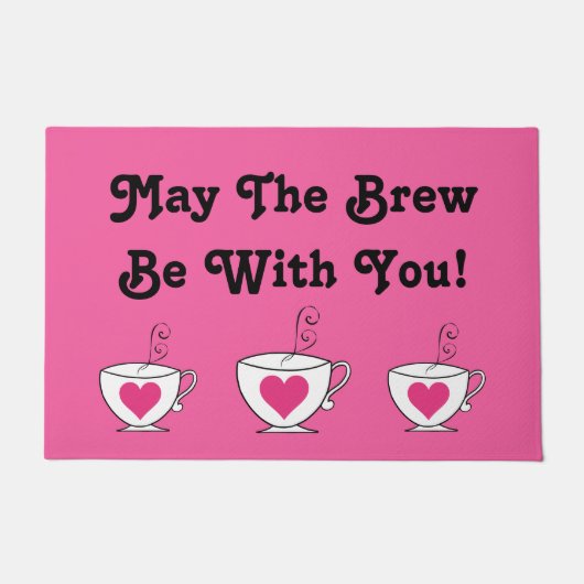 「ビールが一緒に飲まれたら!」 ドアマット (正面)