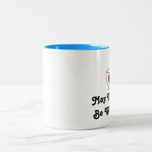 「ビールが一緒に飲まれたら!」 2音式コーヒーマグ ツートーンマグカップ (中央)