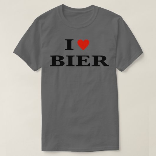 ビールが大好き Tシャツ (デザイン正面)