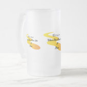 ビールが川のように流れるオクトバー フロストグラスビールジョッキ (正面左)