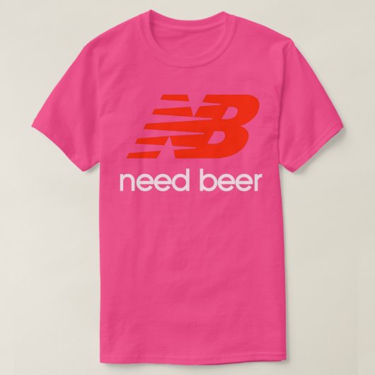ビールが必要 Tシャツ (デザイン正面)