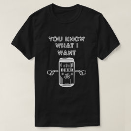 ビールが欲しいのはわかる Tシャツ