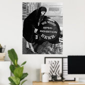 ビールが欲しい – 禁止バンパー広告 ポスター (ホームオフィス)