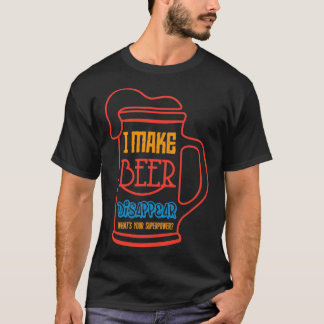 ビールが消える魔法使い Tシャツ