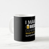 ビールが消える魔法 コーヒーマグカップ (正面左)
