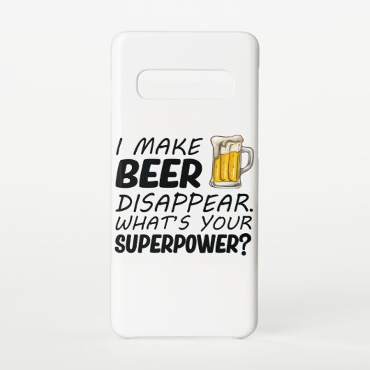 ビールが消える魔法 SAMSUNG GALAXYケース (裏面)