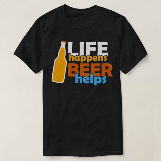ビールが生きる救済 Tシャツ (デザイン正面)