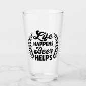 ビールが生救済きる タンブラーグラス (正面)