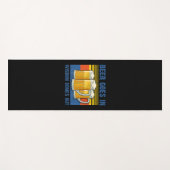 ビールが知恵来出ヴィンテージ誕生日 ヨガマット (正面(横))