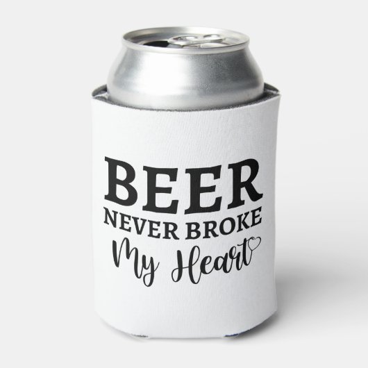 ビールが私のハートクーラーボックスを壊さない 缶クーラー (缶正面)