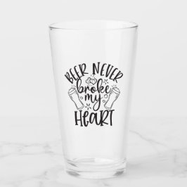 ビールが私のハートグラスを壊したことがない タンブラーグラス