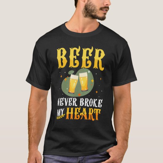 ビールが私のハート Tシャツ (正面)