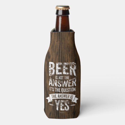 ビールが答えではない ボトルクーラー (ボトル正面)