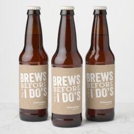 ビールが結婚式を祝う。クラフトビールのラベルにふたりの名前を入れて特別なウェディングに ビールラベル