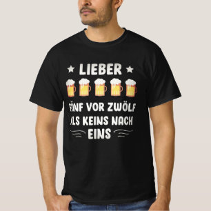 ビールことわざおもしろい飲み物のお気に入り Tシャツ