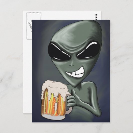 ビールそれは私達がII郵便はがきを飲んでいるものです ポストカード (正面/裏面)