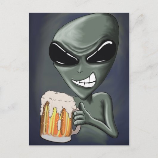 ビールそれは私達がII郵便はがきを飲んでいるものです ポストカード (正面)