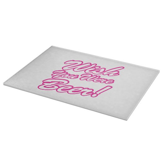 ビールだったらよかったのに！ カッティングボード (角)