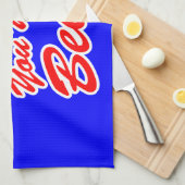 ビールだったらよかったのに! キッチンタオル (四つ折り)