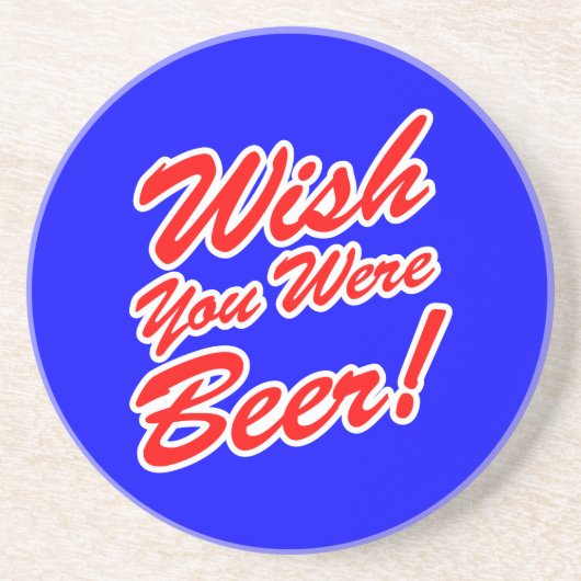 ビールだったらよかったのに！ コースター (正面)