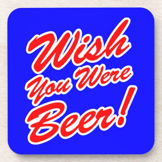 ビールだったらよかったのに! コースター (正面)