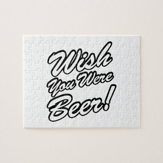 ビールだったらよかったのに！ ジグソーパズル (横)