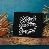 ビールだったらよかったのに！ フォトプラーク (側面)